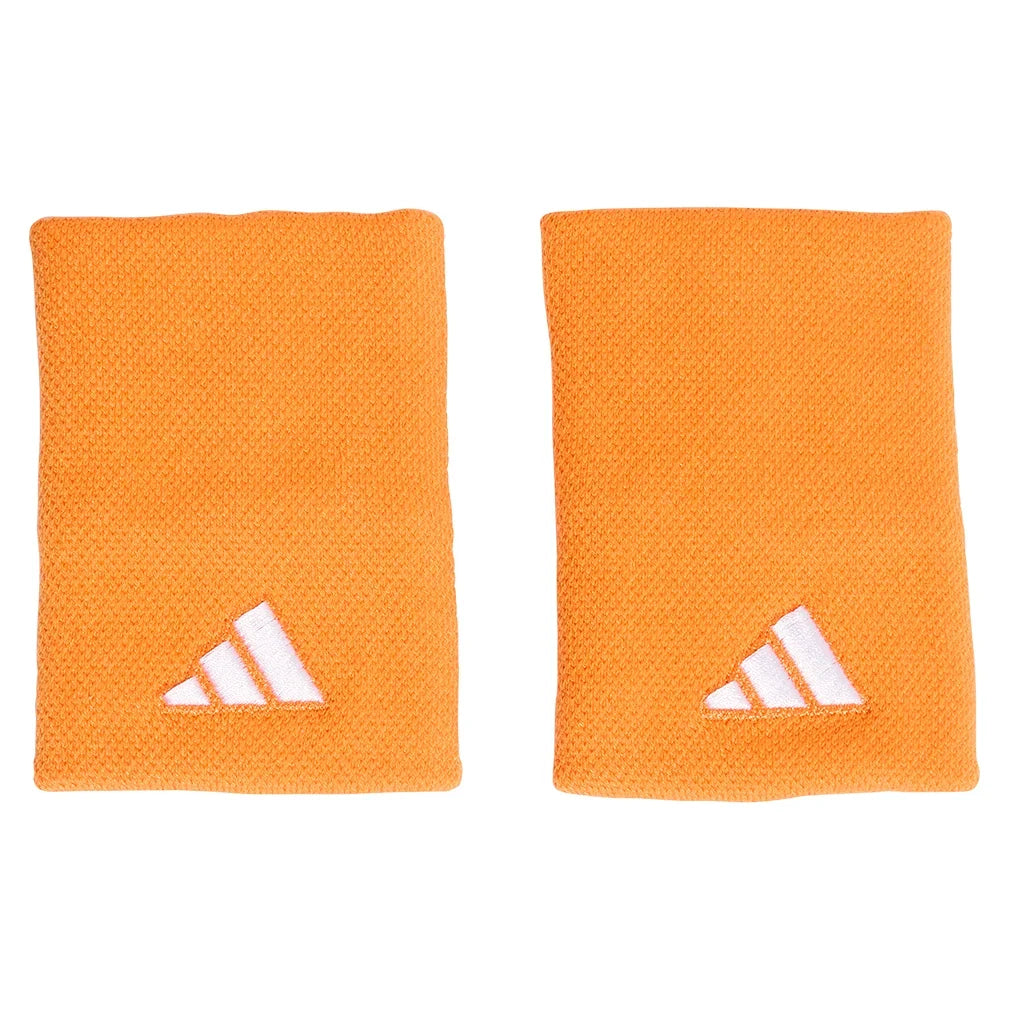 Tennis Wristbands L Pure Orange and White-Accessories-Adidas-KH1095-S26-Tennis Express
