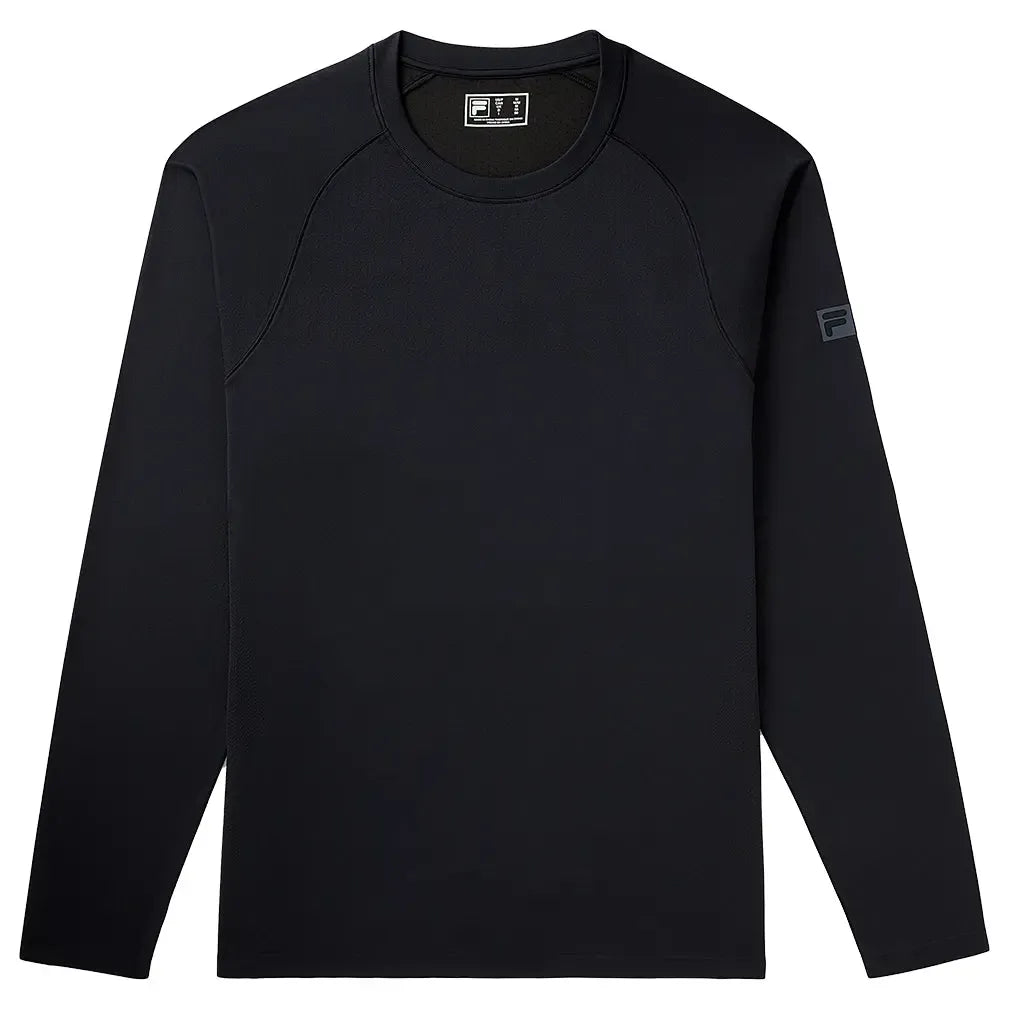 Mens Lucky Ace Seamless Long Sleeve Tennis Top-Apparel-Fila-LM43E987-F24-001-1-Tennis Express