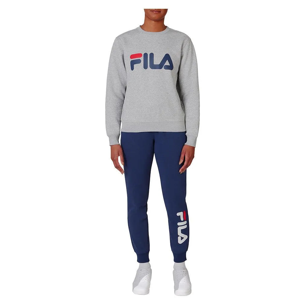 Women's Classic Logo Long Sleeve Tennis Crew