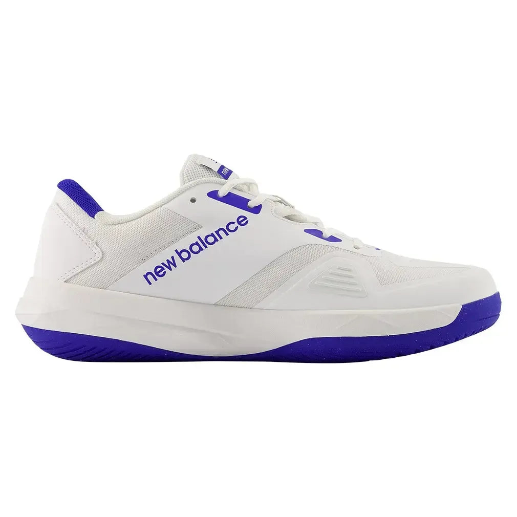 Men's FuelCell 796v4 D Width Tennis Shoes White and Blue Gemstone