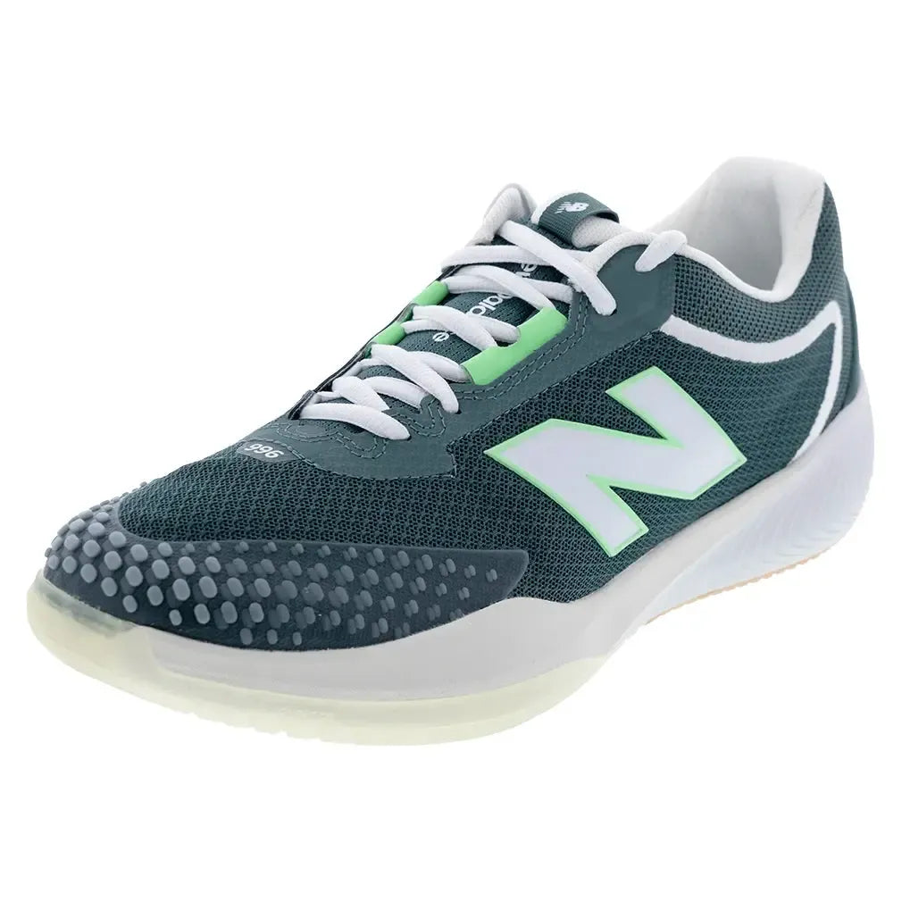 Men's FuelCell 996v6 D Width Tennis Shoes New Spruce and White-Footwear-New Balance-MCH996S6D-F25copy-Tennis Express