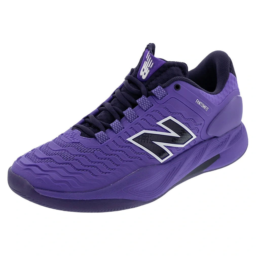 Men's Fresh Foam X CT-Rally v2 2E Width Tennis Shoes Electric Indigo and Boysenberry-Footwear-New Balance-MCHRALA22Ecopy-Tennis Express