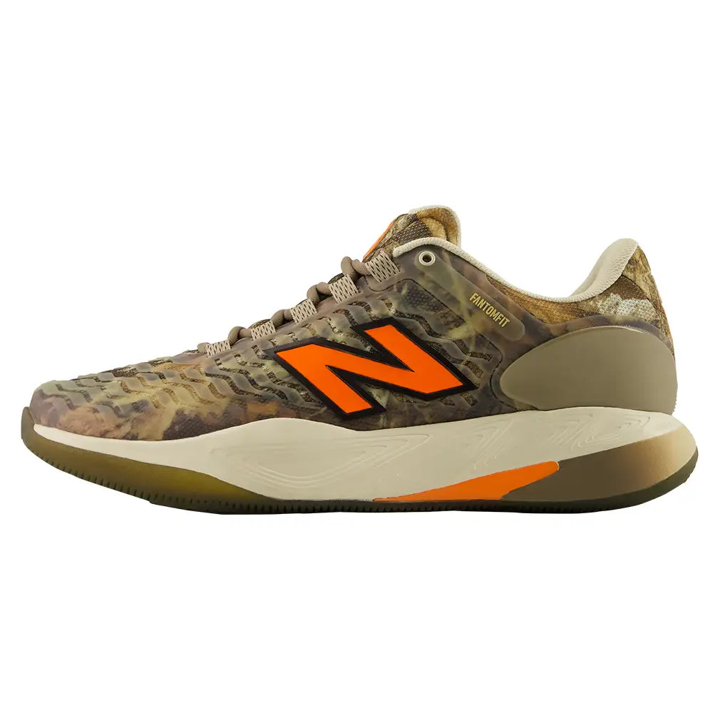 Men's Fresh Foam X CT-Rally v2 2E Width Tennis Shoes Dark Camo and Wakame