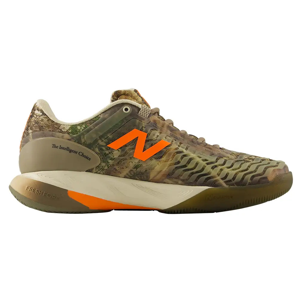 Men's Fresh Foam X CT-Rally v2 D Width Tennis Shoes Dark Camo and Wakame