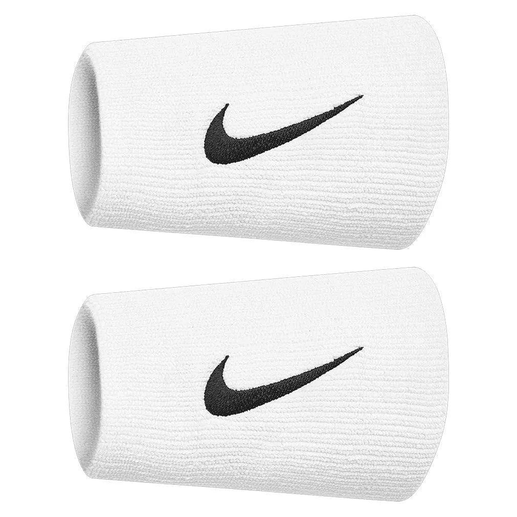 Premier Doublewide Tennis Wristbands 2 Pack White and Black-Accessories-Nike-NNN51-101H24-1-1-[Sku]-Tennis Express