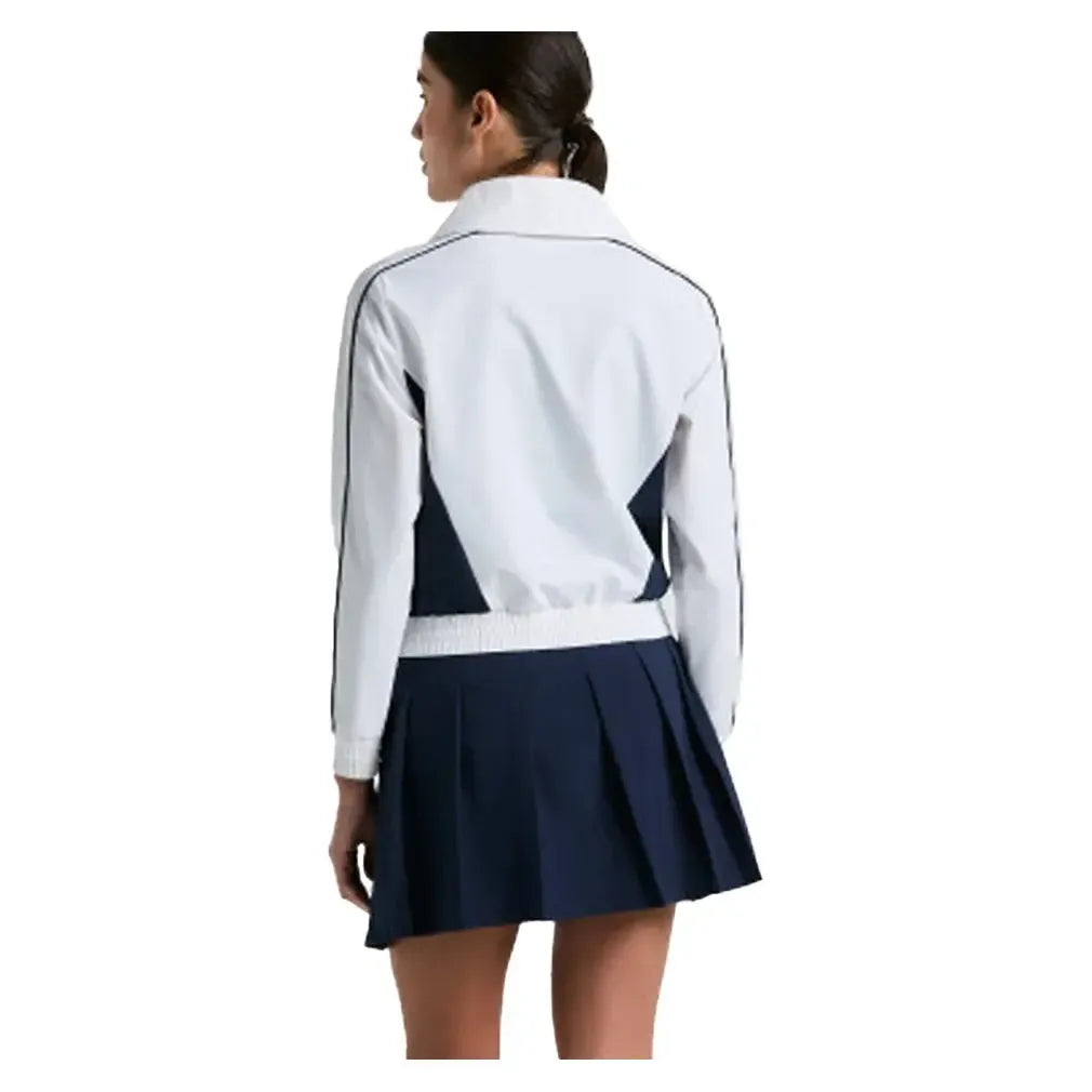 Women's Color Block 1/4 Zip Tennis Top Bright White