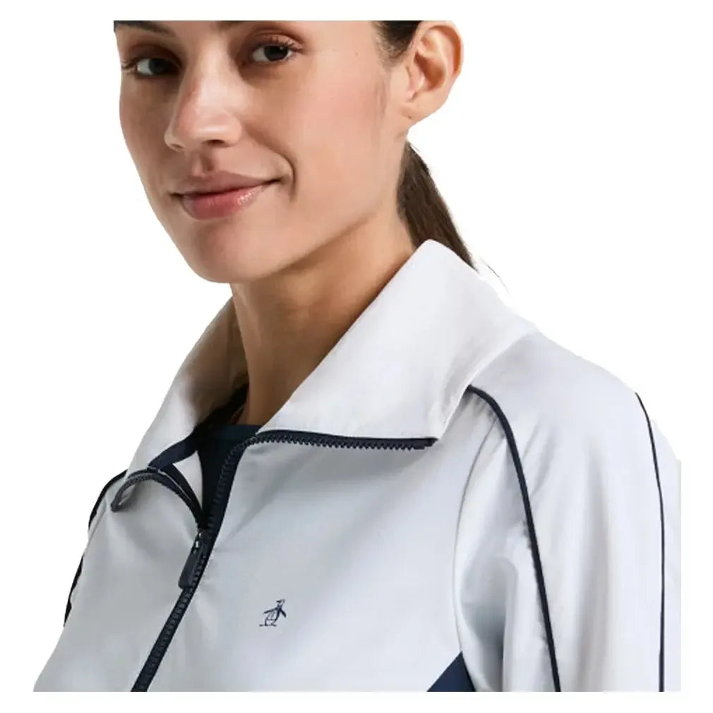 Women's Color Block 1/4 Zip Tennis Top Bright White