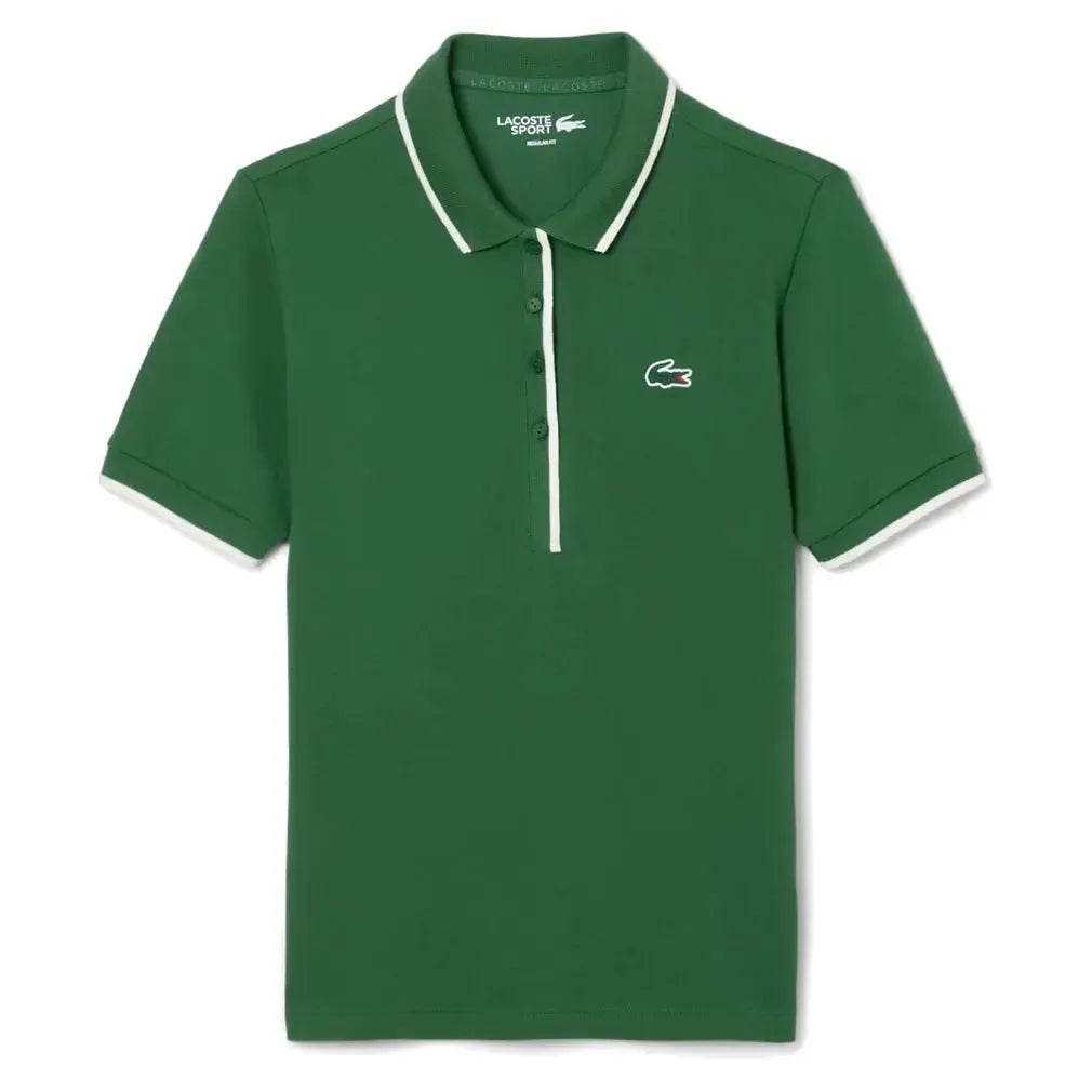 Women's Heritage Short Sleeve Ultra Dry Tennis Polo-Apparel-Lacoste-PF8603-B-yrr-1-Tennis Express