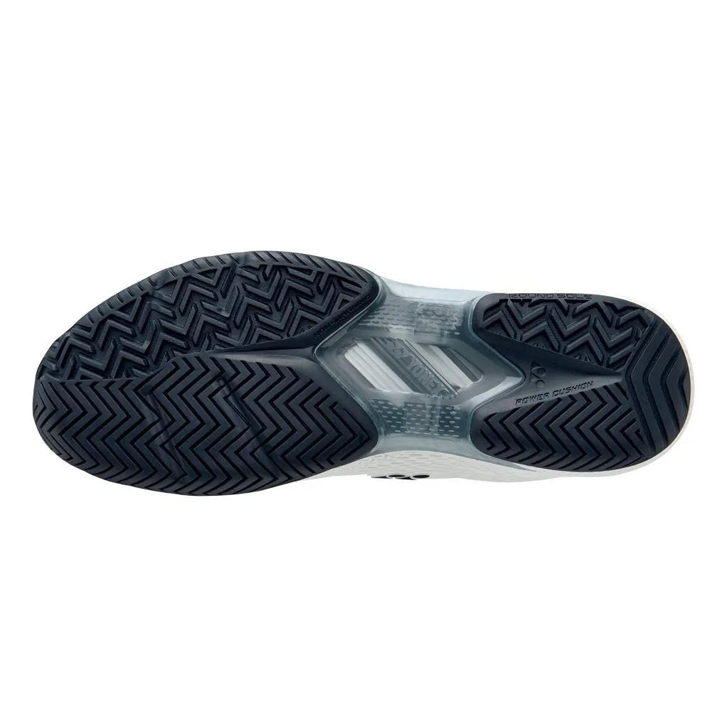 Men's Power Cushion AD-Accel All Court Tennis Shoes White and Black