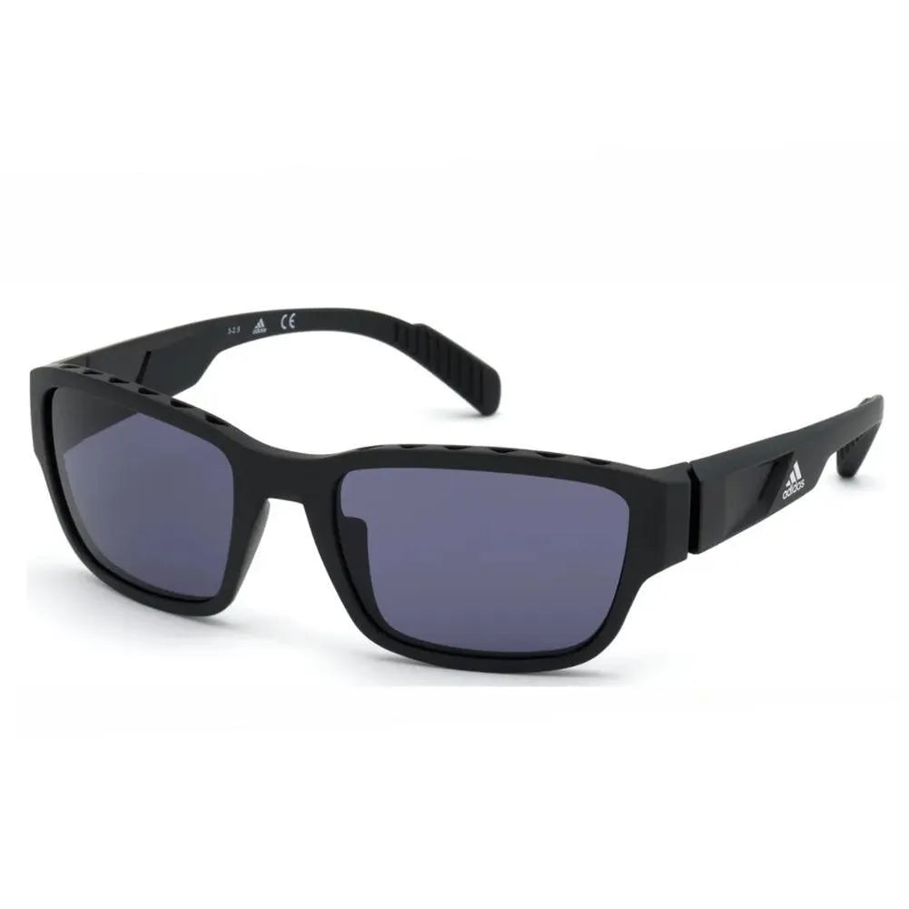 Men's Active Sunglasses Matte Black and Smoke
