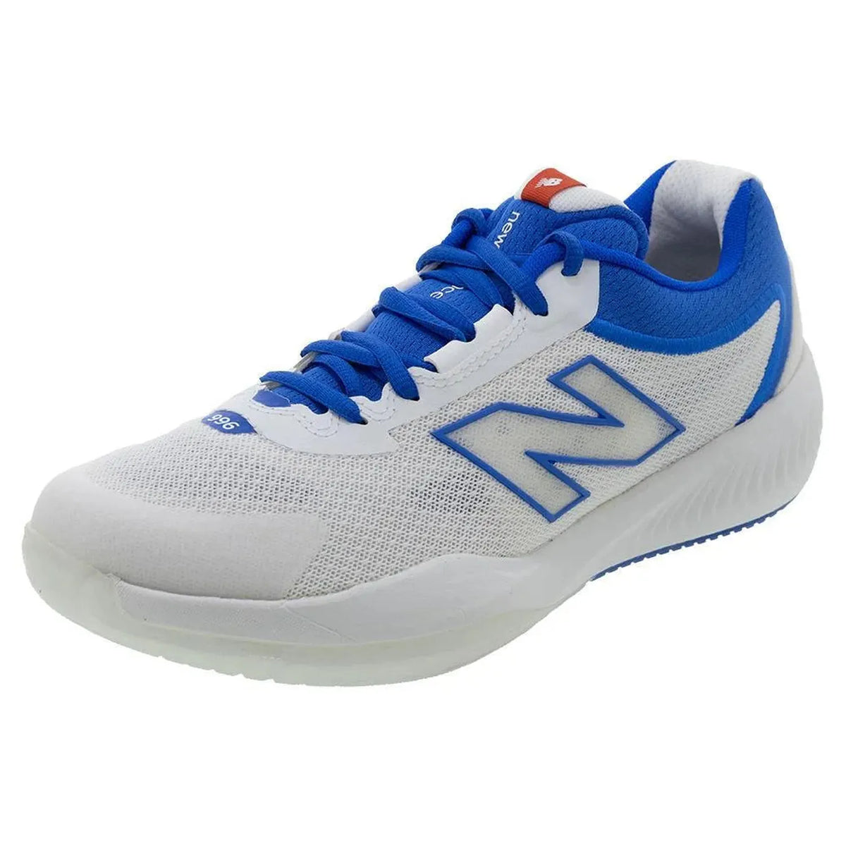 Women's FuelCell 996v6 B Width Pickleball Shoes White and Navy-Footwear-New Balance-WCH996PIB-F2401-X-Tennis Express