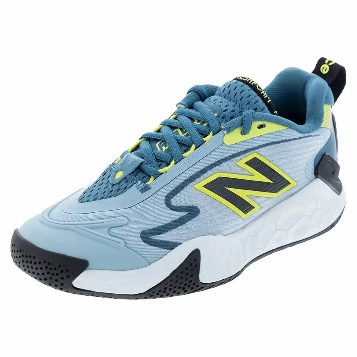 Women's Fresh Foam X CT-Rally B Width Tennis Shoes Quarry Blue and Terrarium-Footwear-New Balance-WCHRALS1B-F24copy-Tennis Express