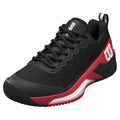 Men's Rush Pro 4.5 Tennis Shoes Black and Infrared-Footwear-Wilson-WRS334330_1-Tennis Express