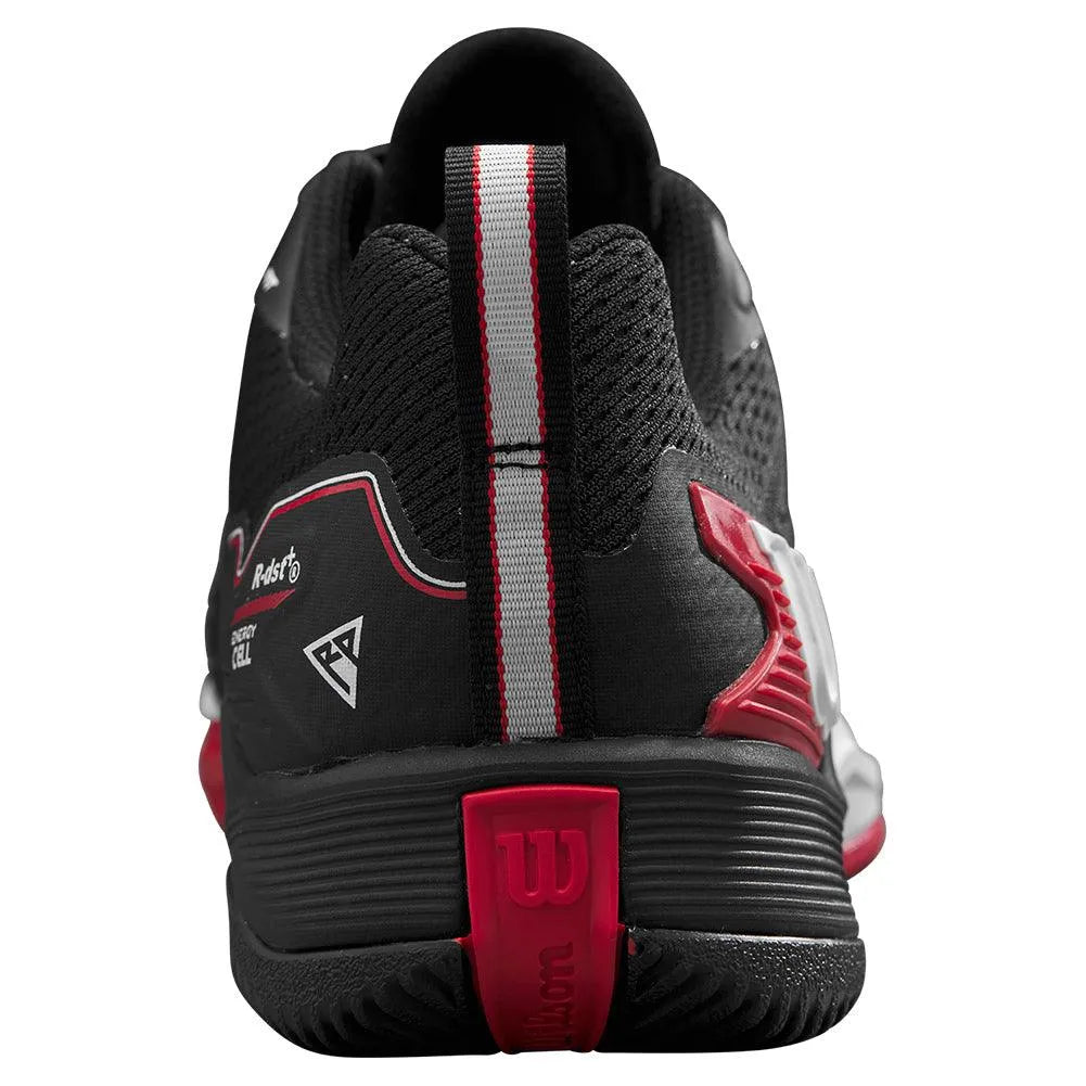 Men's Rush Pro 4.5 Tennis Shoes Black and Infrared