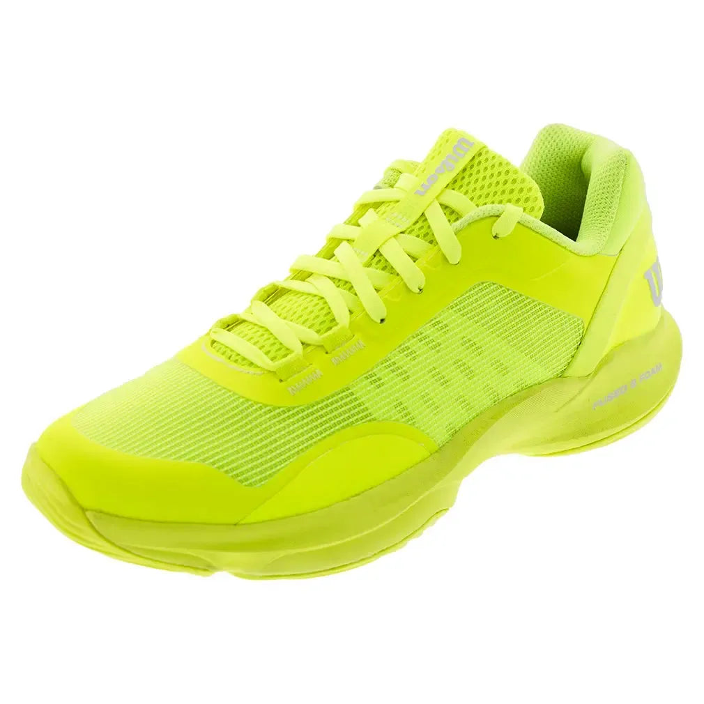 Men's Hurakn Pro V2 Padel Shoes Safety Yellow and White-Footwear-Wilson-WRS335720-F25copy-Tennis Express