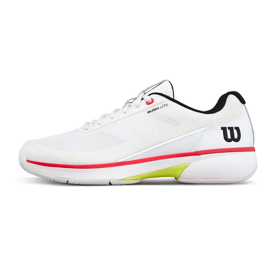 Men's Rush Lite 5 Tennis Shoes White and Black