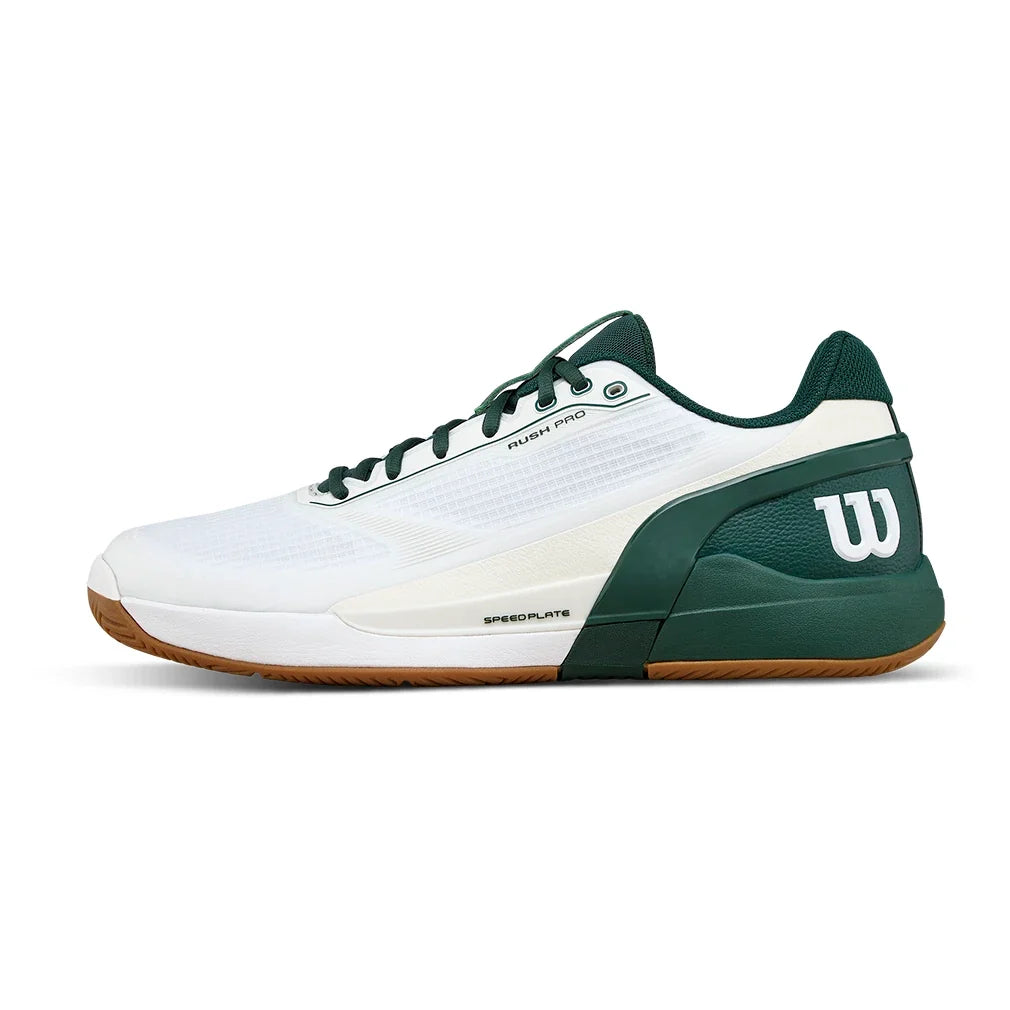 Men's Rush Pro 5 Tennis Shoes White and Sycamore