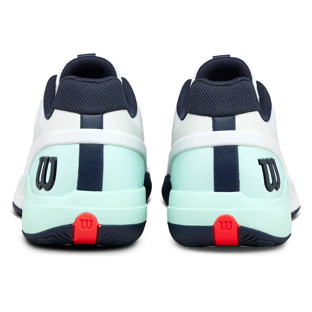 Men's Rush Pro 5 Tennis Shoes White and Bay