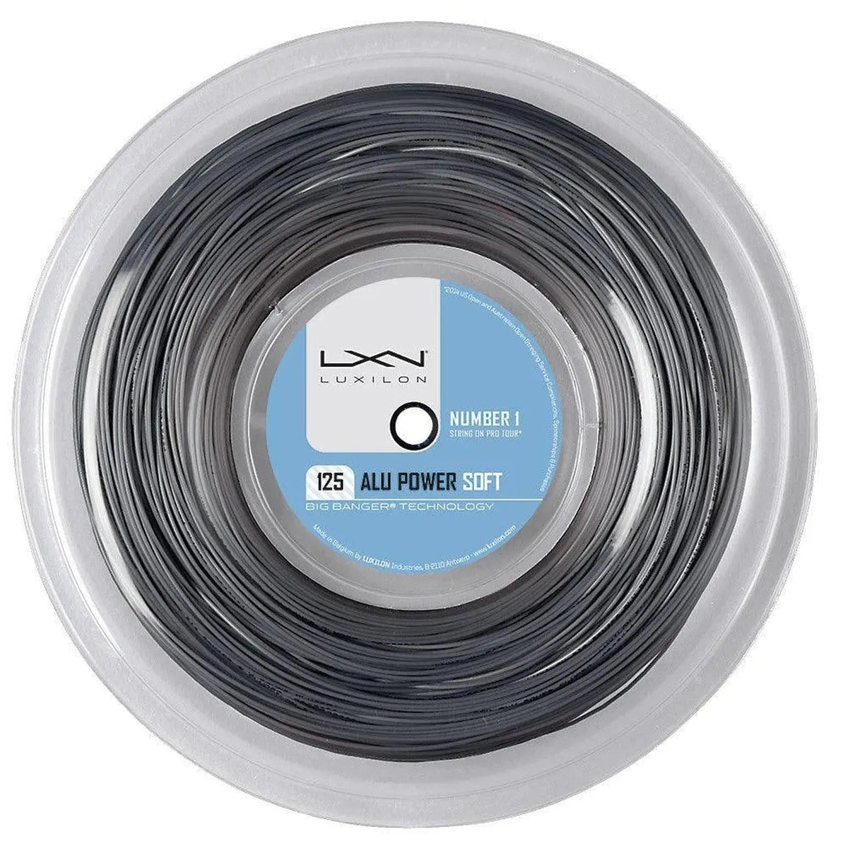 ALU Power Soft 17G Tennis String Reel Silver - Kings Dr