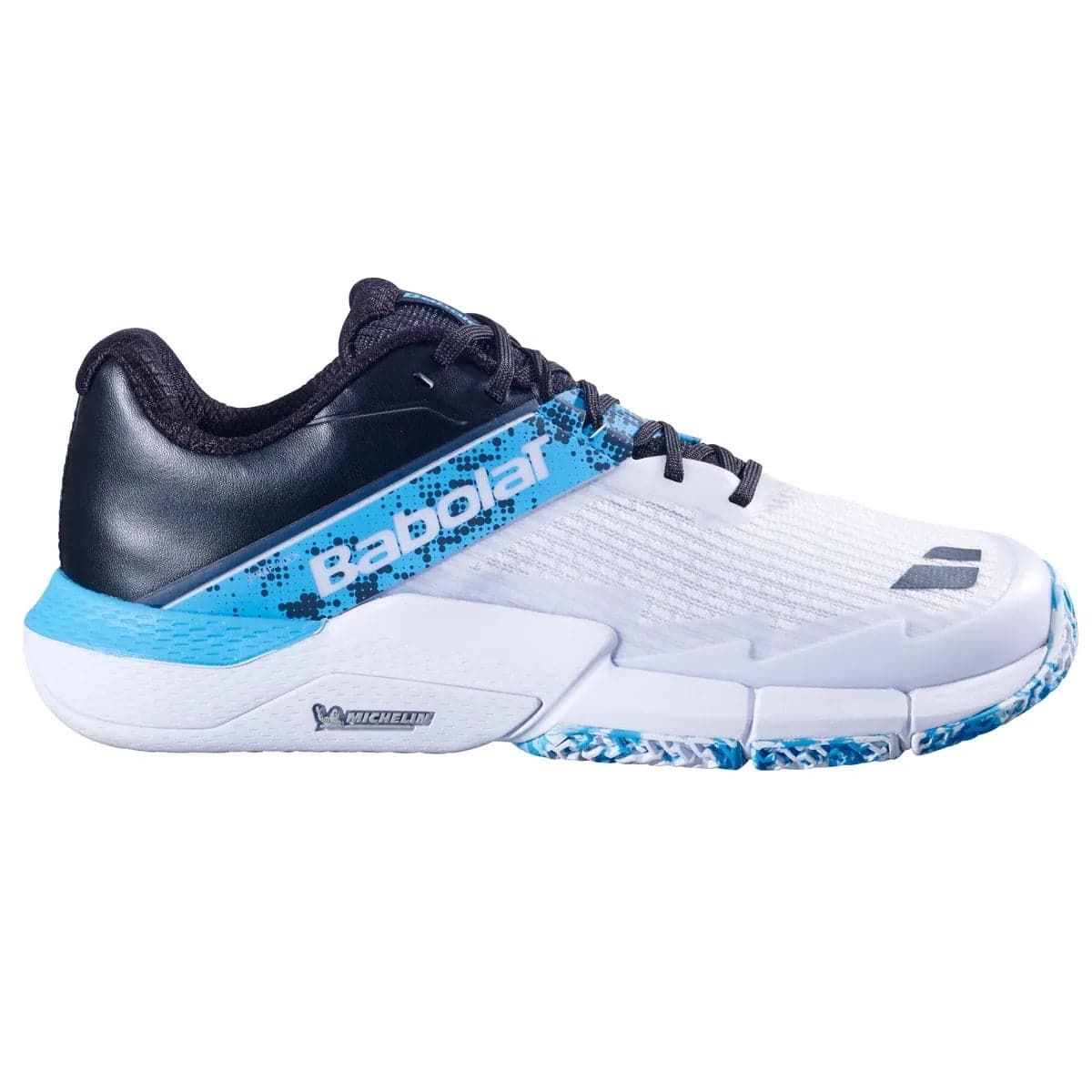 Babolat Movea 2 Men Padel Shoes | White & Cyan