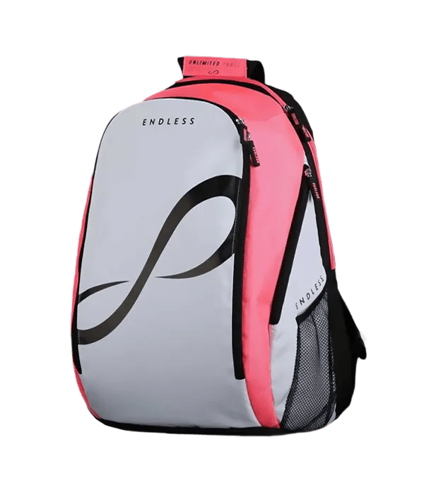Backpack Endless Icon Blanco/Rosa - Kings Dr