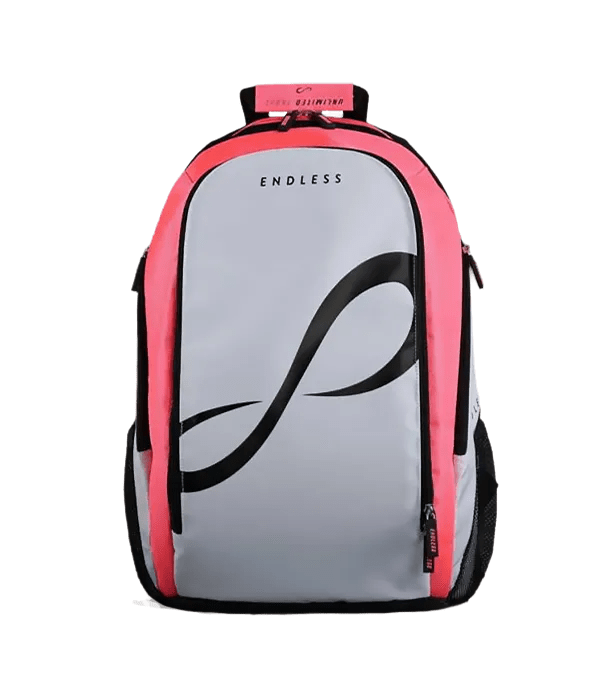 Backpack Endless Icon Blanco/Rosa - Kings Dr