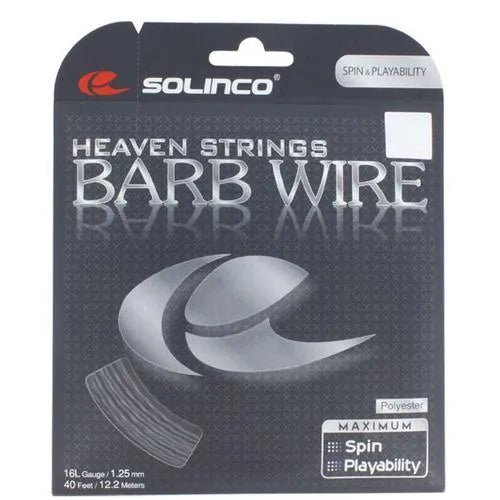 Barb Wire 16L 1.25MM Tennis String - Kings Dr