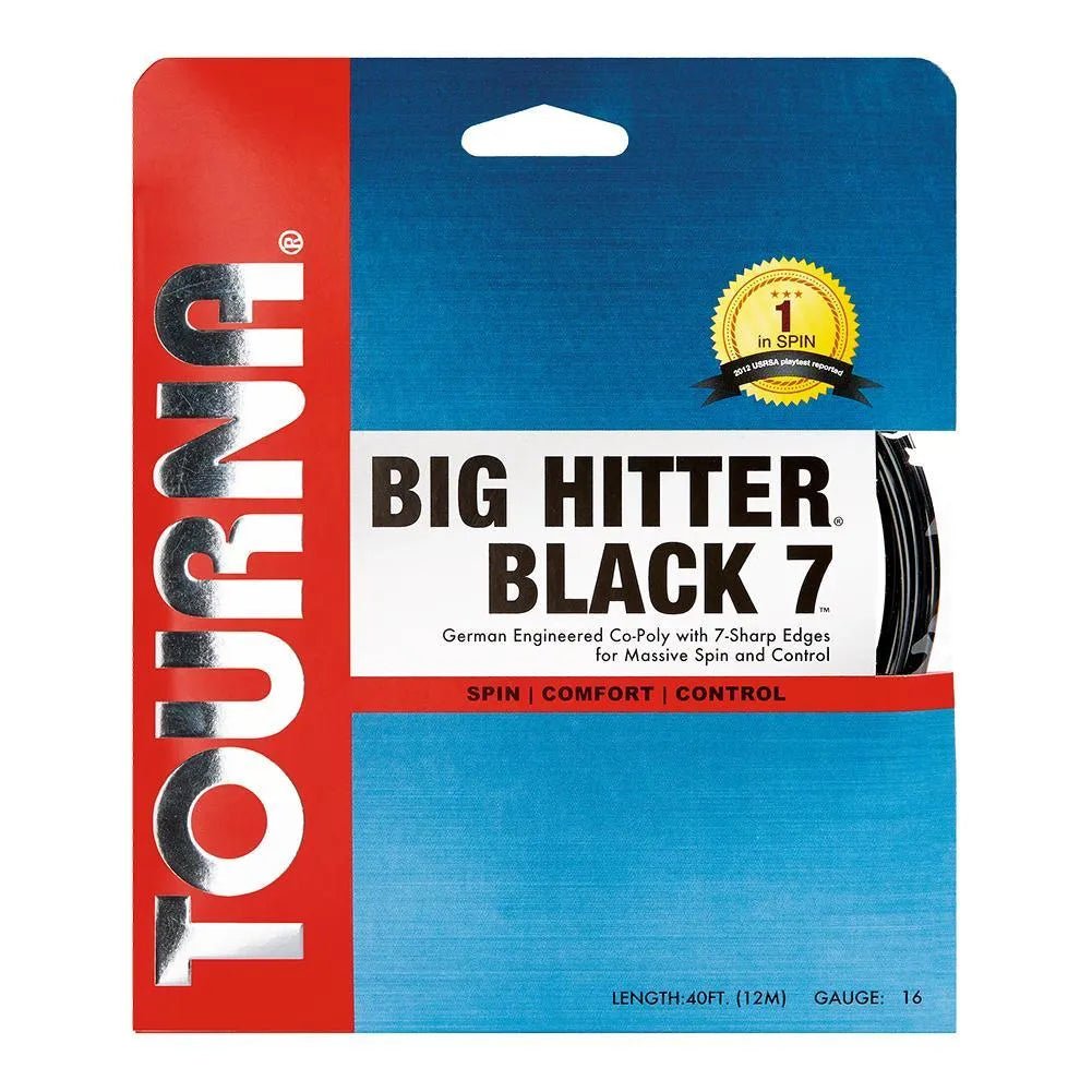 Big Hitter Black 7 16G Tennis String - Kings Dr