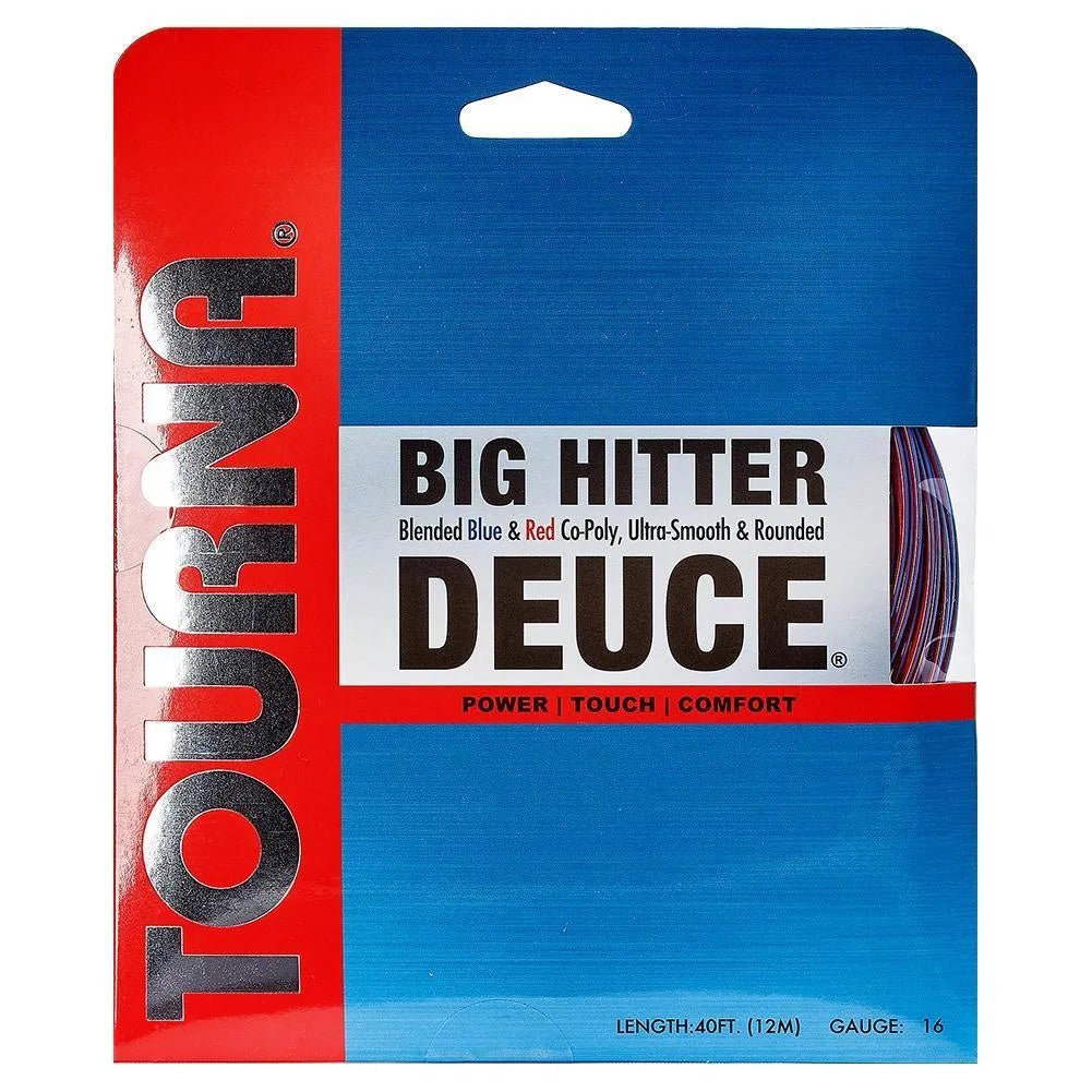 Big Hitter Deuce Tennis String Blue and Red - Kings Dr