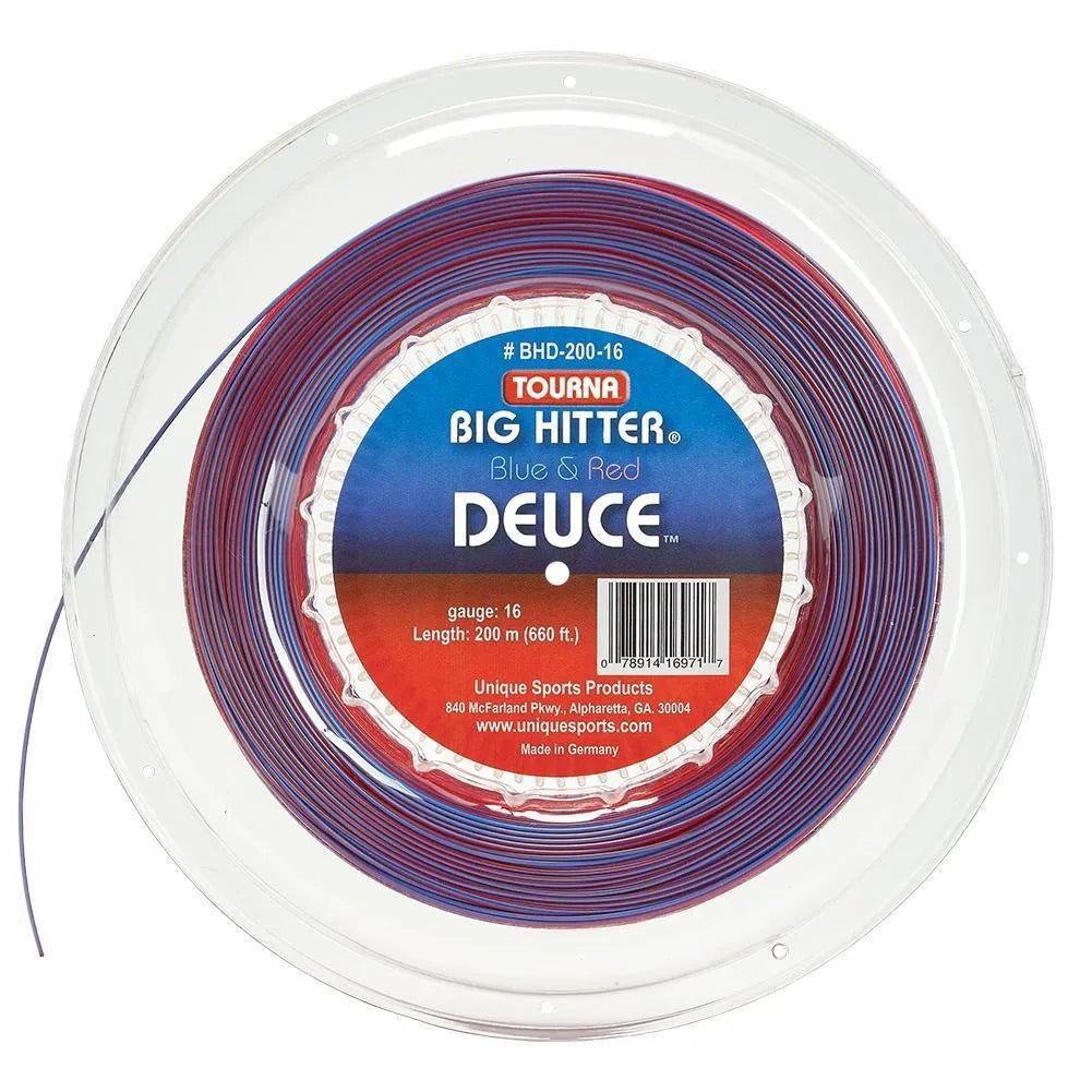 Big Hitter Deuce Tennis String Reel Blue and Red - Kings Dr