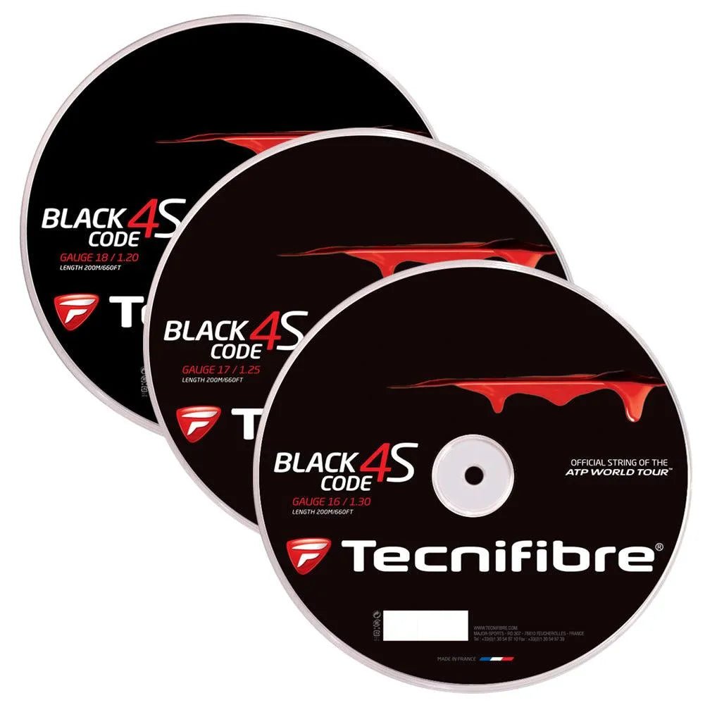 BLACK CODE 4S TENNIS STRING REEL - Kings Dr