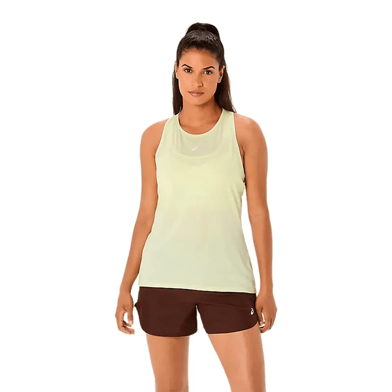 Camiseta Asics Nagino Run Ajustable Amarillo Mujer - Kings Dr