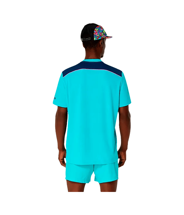 Camiseta Asics Padel Court SS Energy Aqua 2025 - Kings Dr