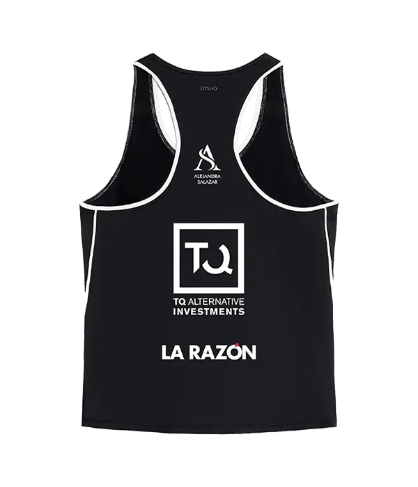 Camiseta Oysho Alejandra Salazar Negra 2025 - Kings Dr