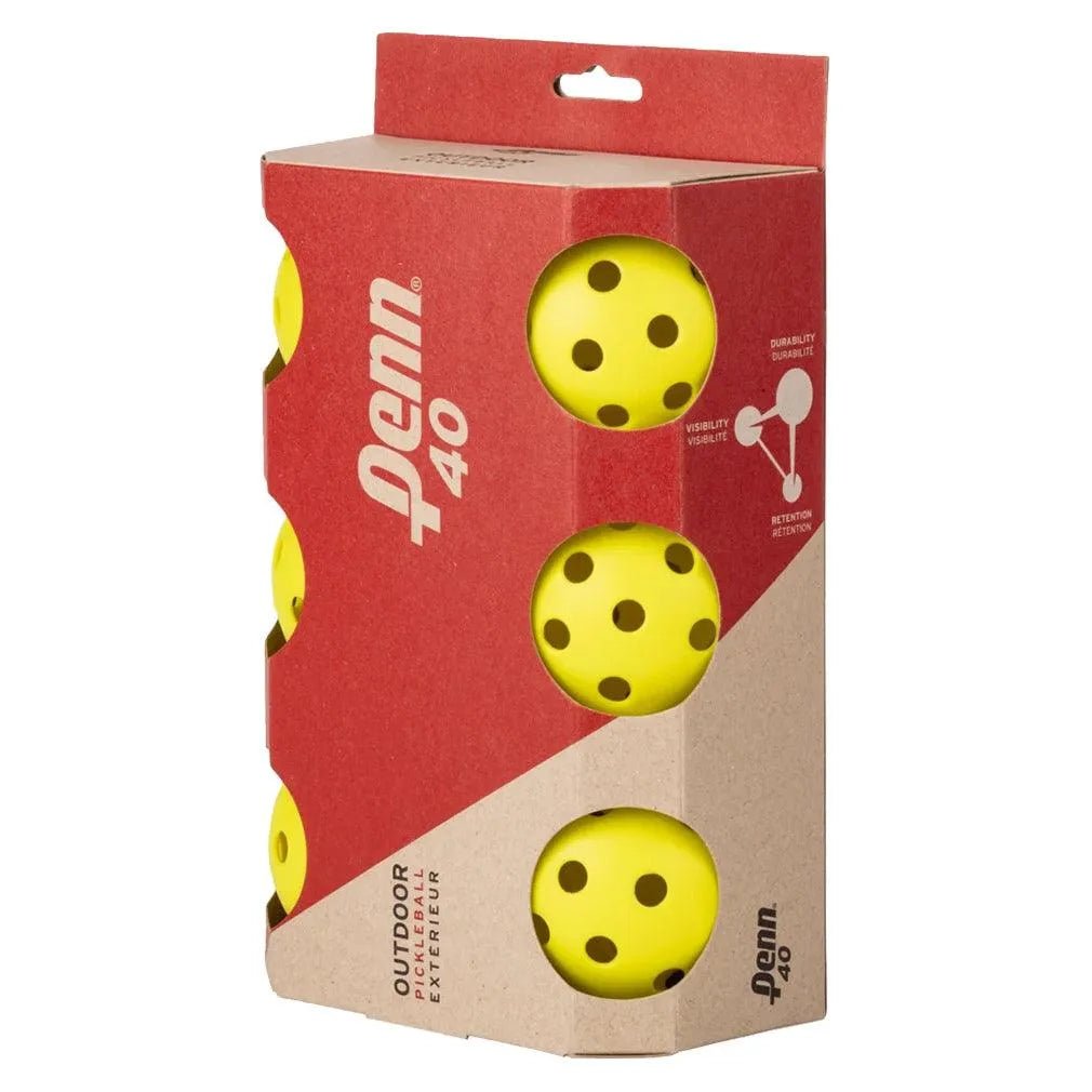 Championship 40 Outdoor Pickleballs 6 Pack - Kings Dr