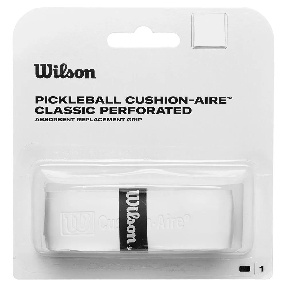 Classic Perforated Pickleball Replacement Grip White - Kings Dr