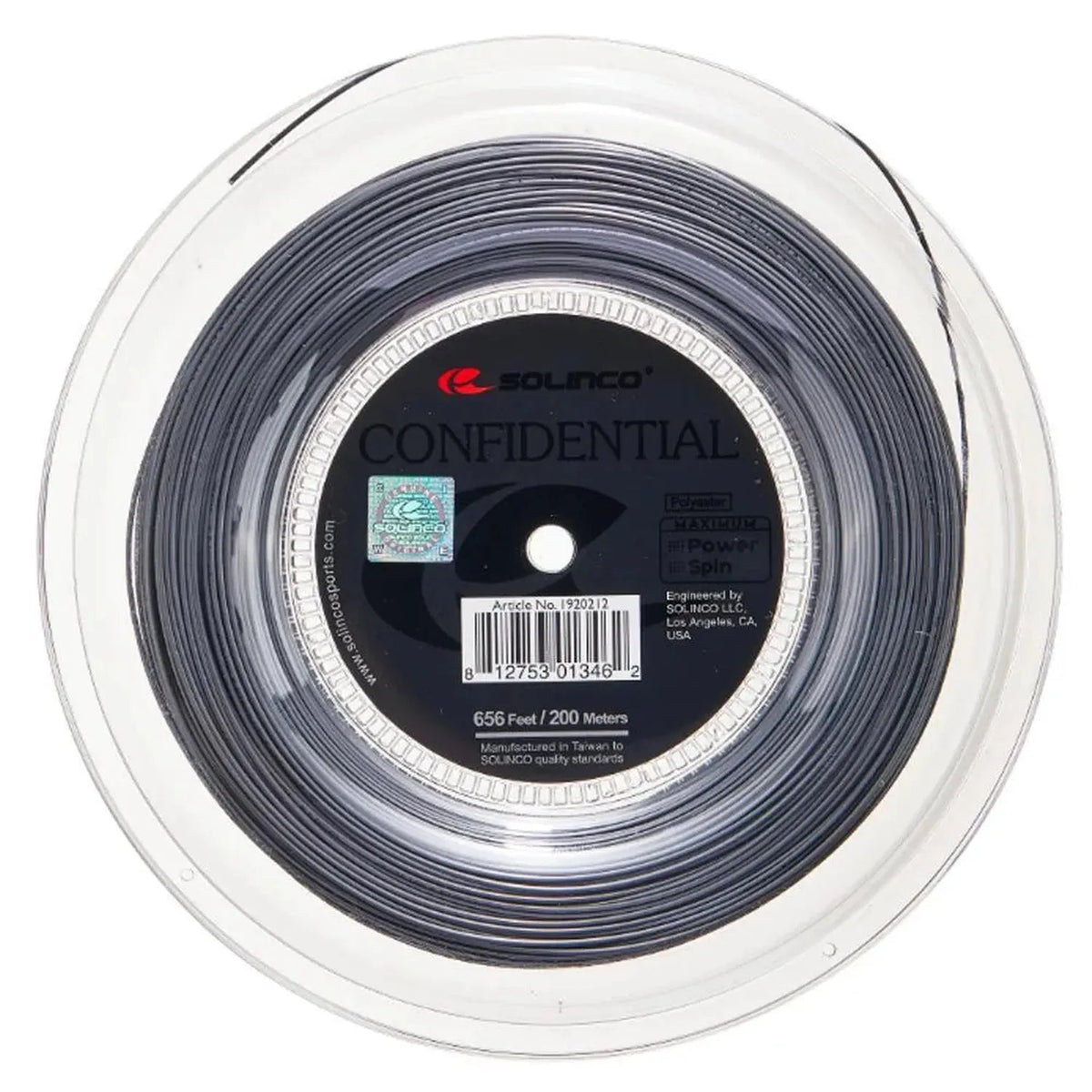 Confidential Tennis String Reel - Kings Dr