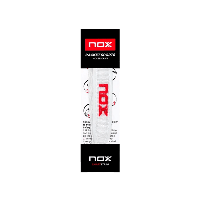 Cordón NOX Luxury Blanco/Rojo - Kings Dr