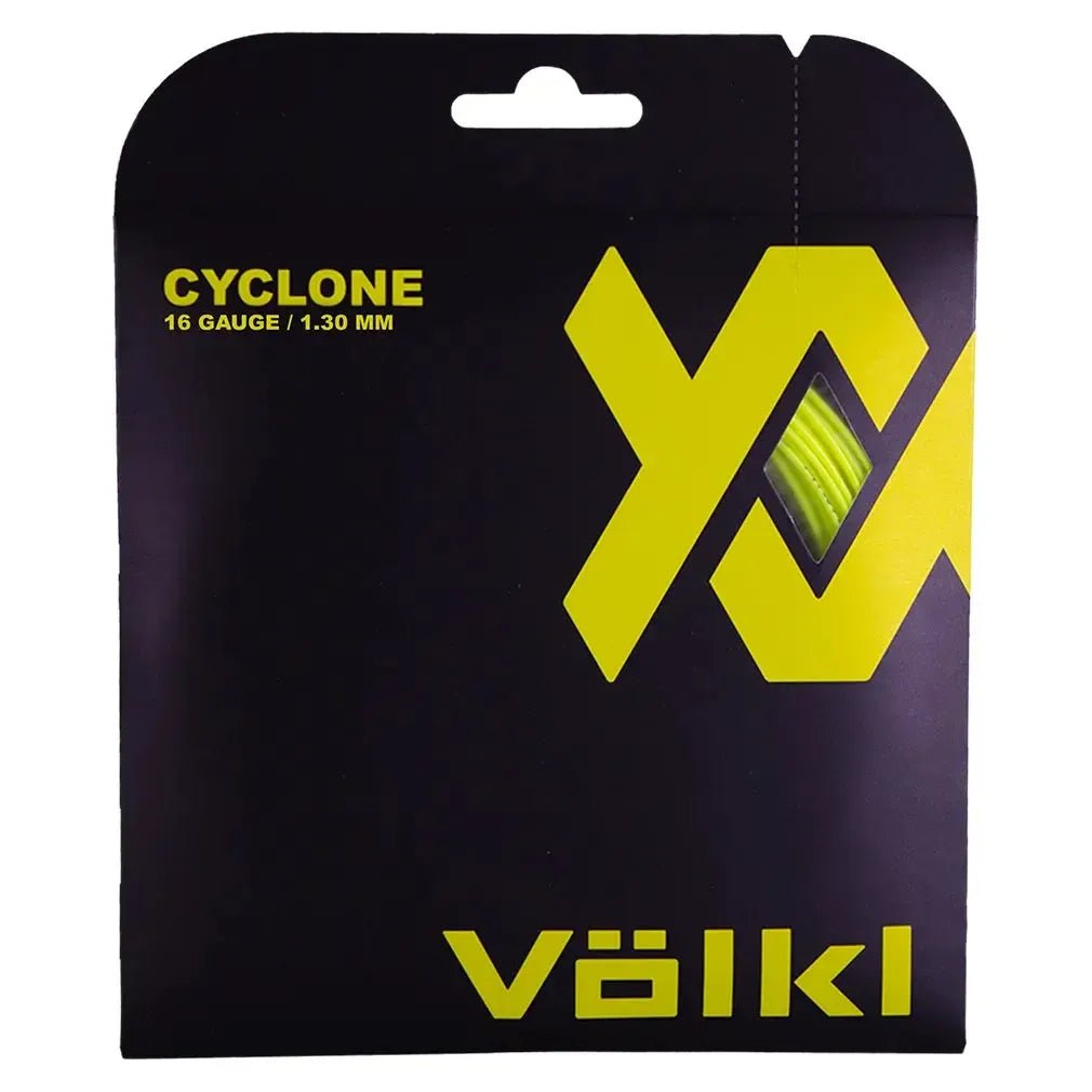 Cyclone 16G Neon Yellow Tennis String - Kings Dr