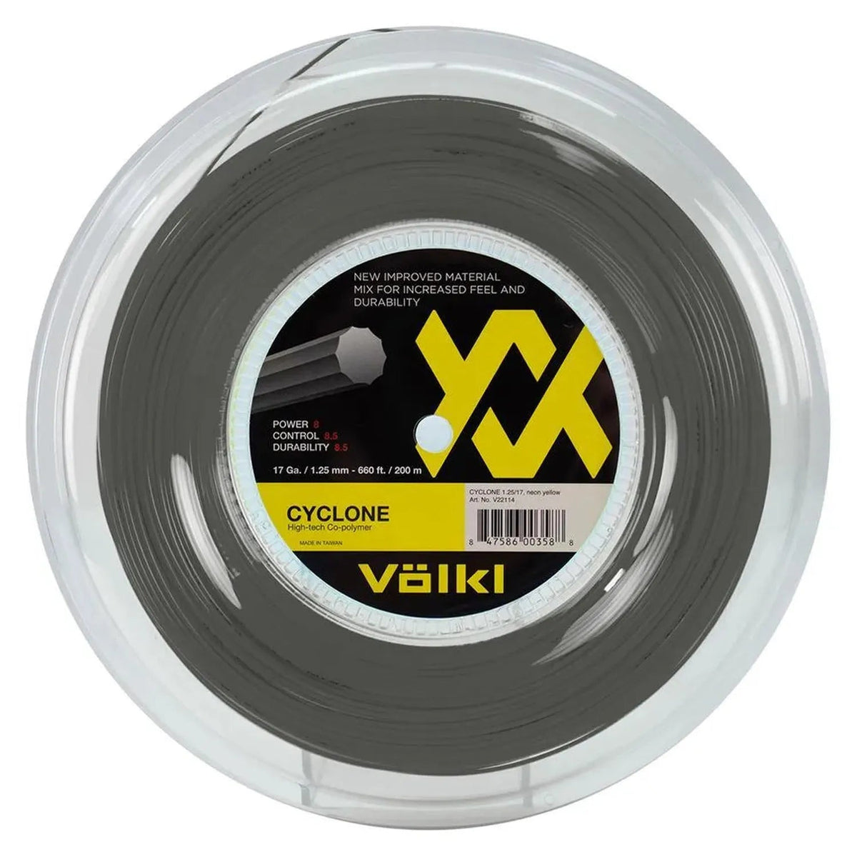 Cyclone 17g Tennis Reel Graphite - Kings Dr