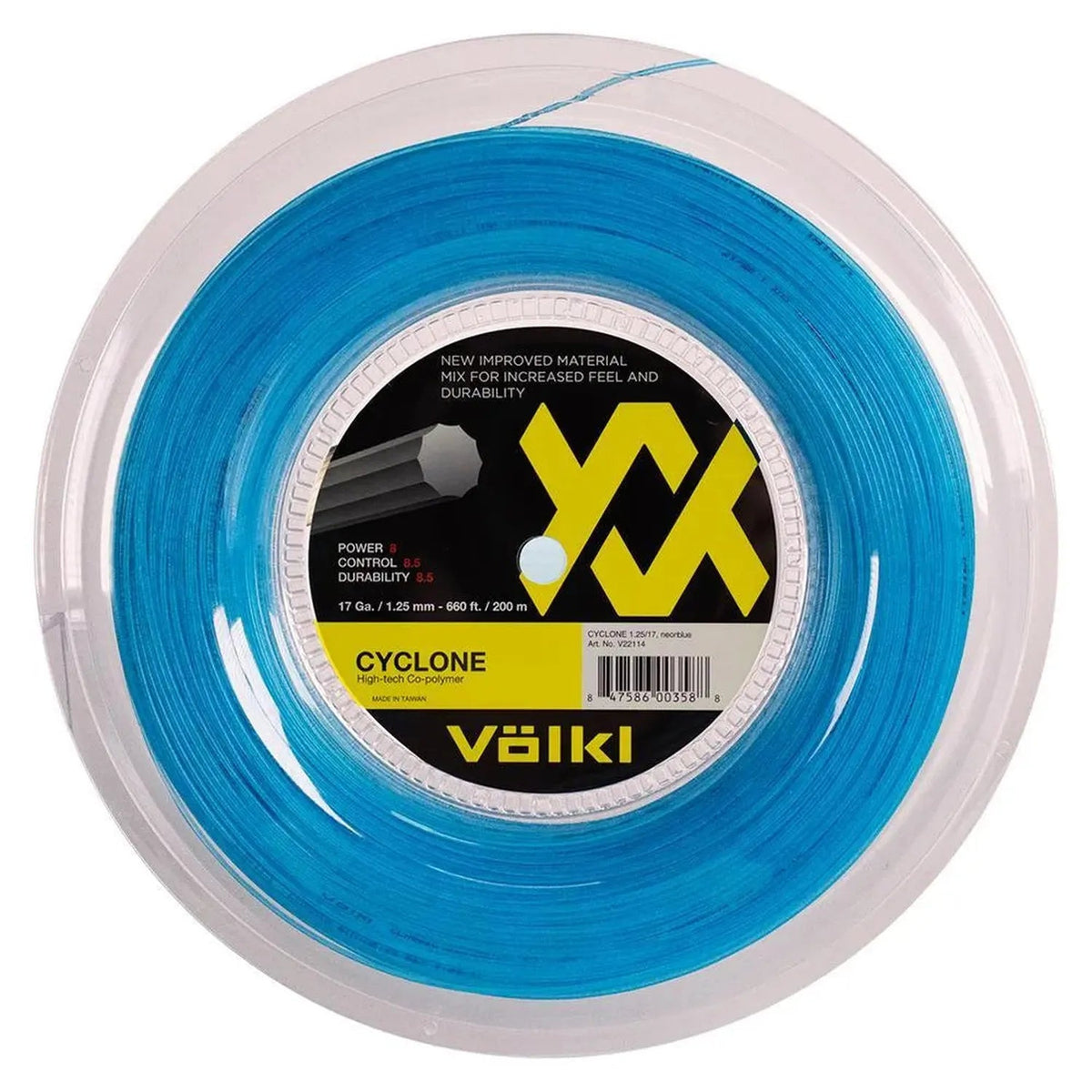 Cyclone 17g Tennis Reel Neon Blue - Kings Dr