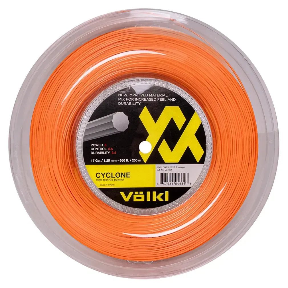 Cyclone 17G Tennis String Reel Fluo Orange - Kings Dr