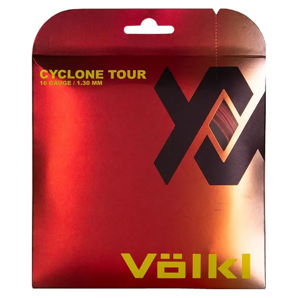 Cyclone Tour 16G/1.30MM Red Tennis String - Kings Dr