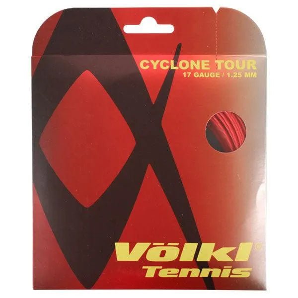 Cyclone Tour 17G/1.25MM Red Tennis String - Kings Dr