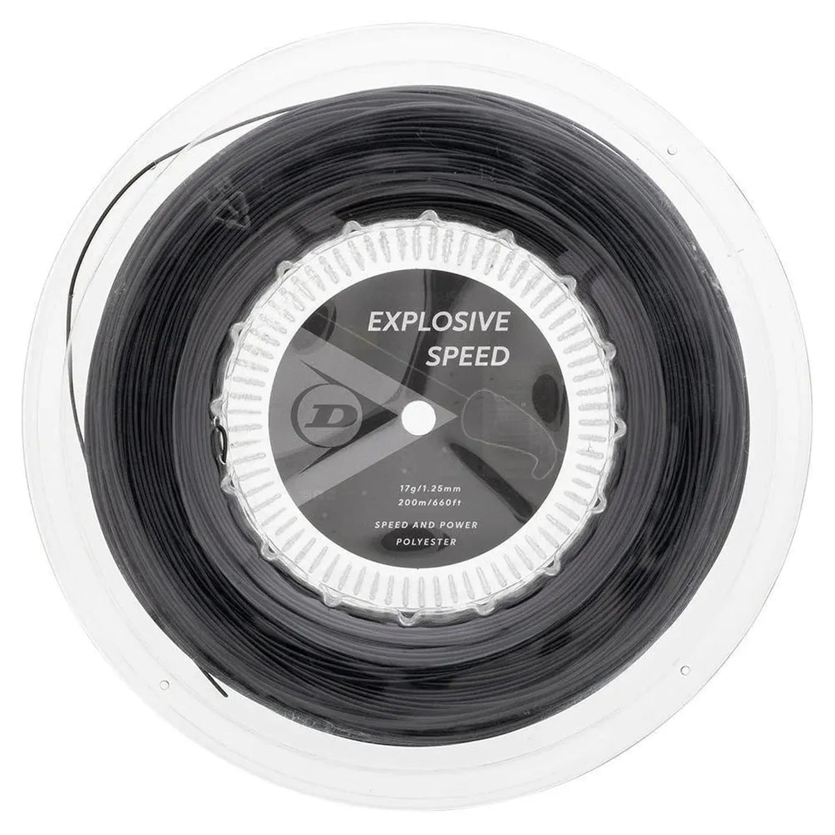 Explosive Speed Black 17G Tennis String Reel - Kings Dr