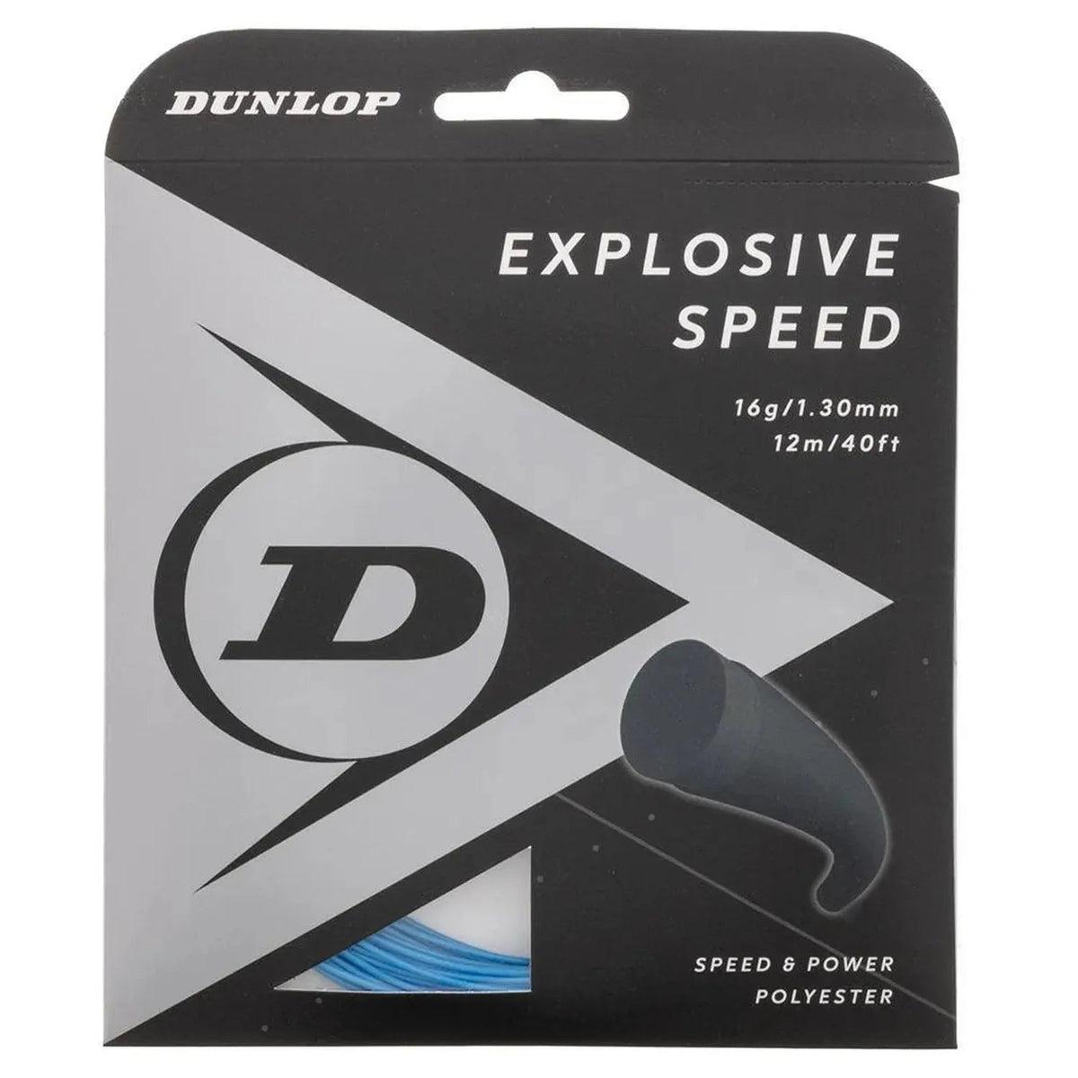 Explosive Speed Blue 16G Tennis String - Kings Dr