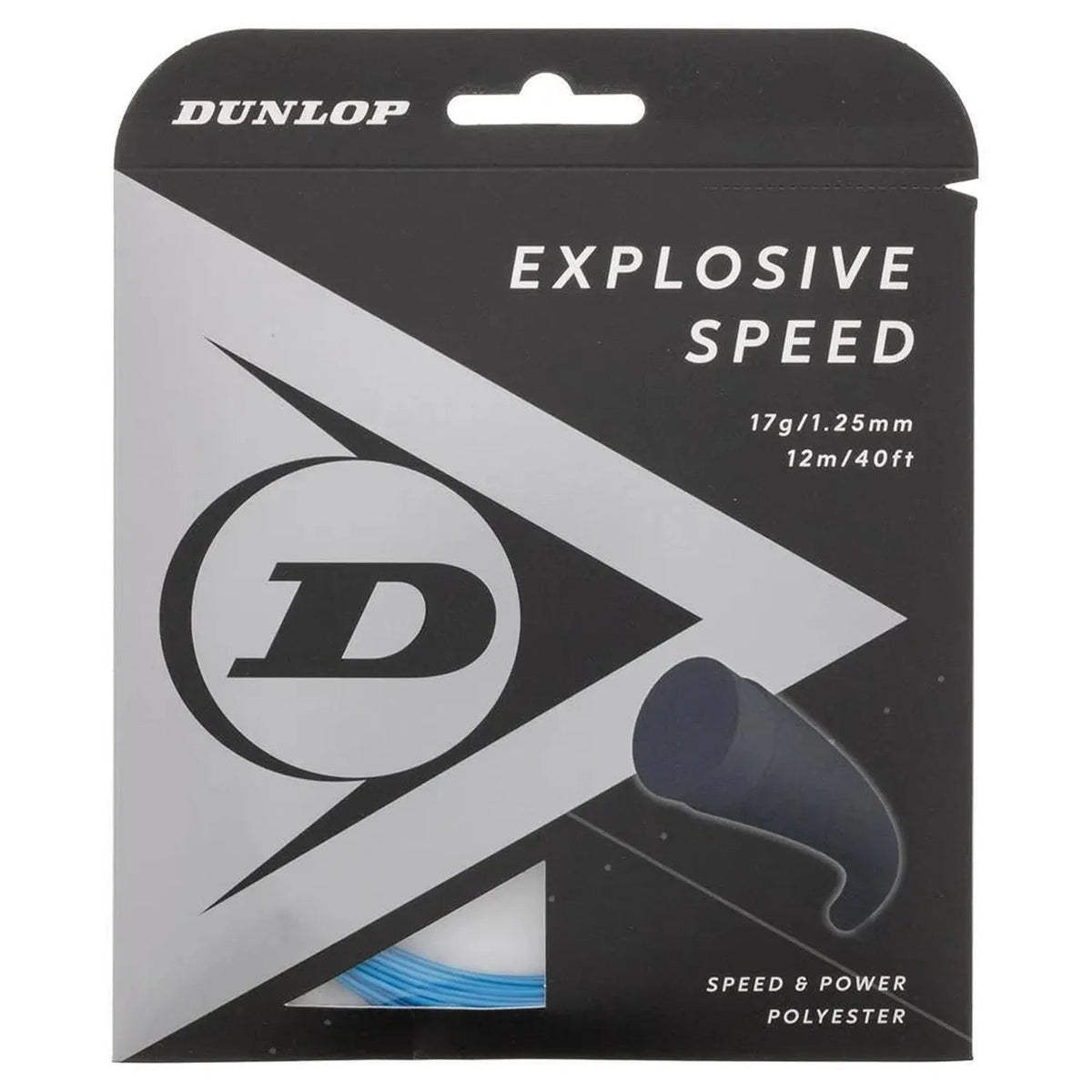 Explosive Speed Blue 17G Tennis String - Kings Dr