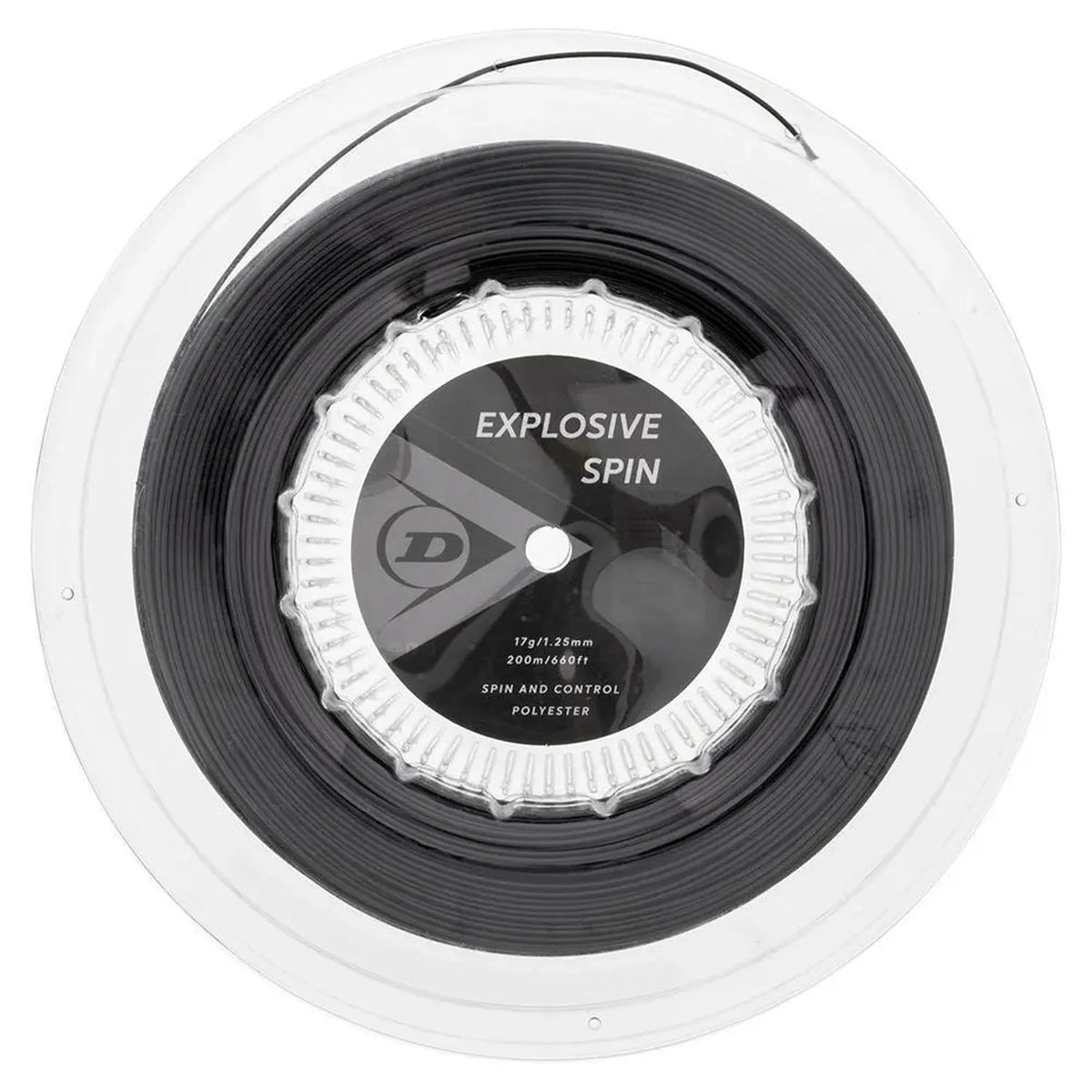 Explosive Spin Black 17G Tennis String Reel - Kings Dr