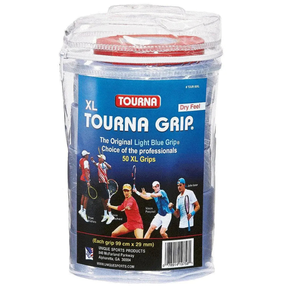 Grip XL Tennis Overgrip 50 Pack Blue - Kings Dr