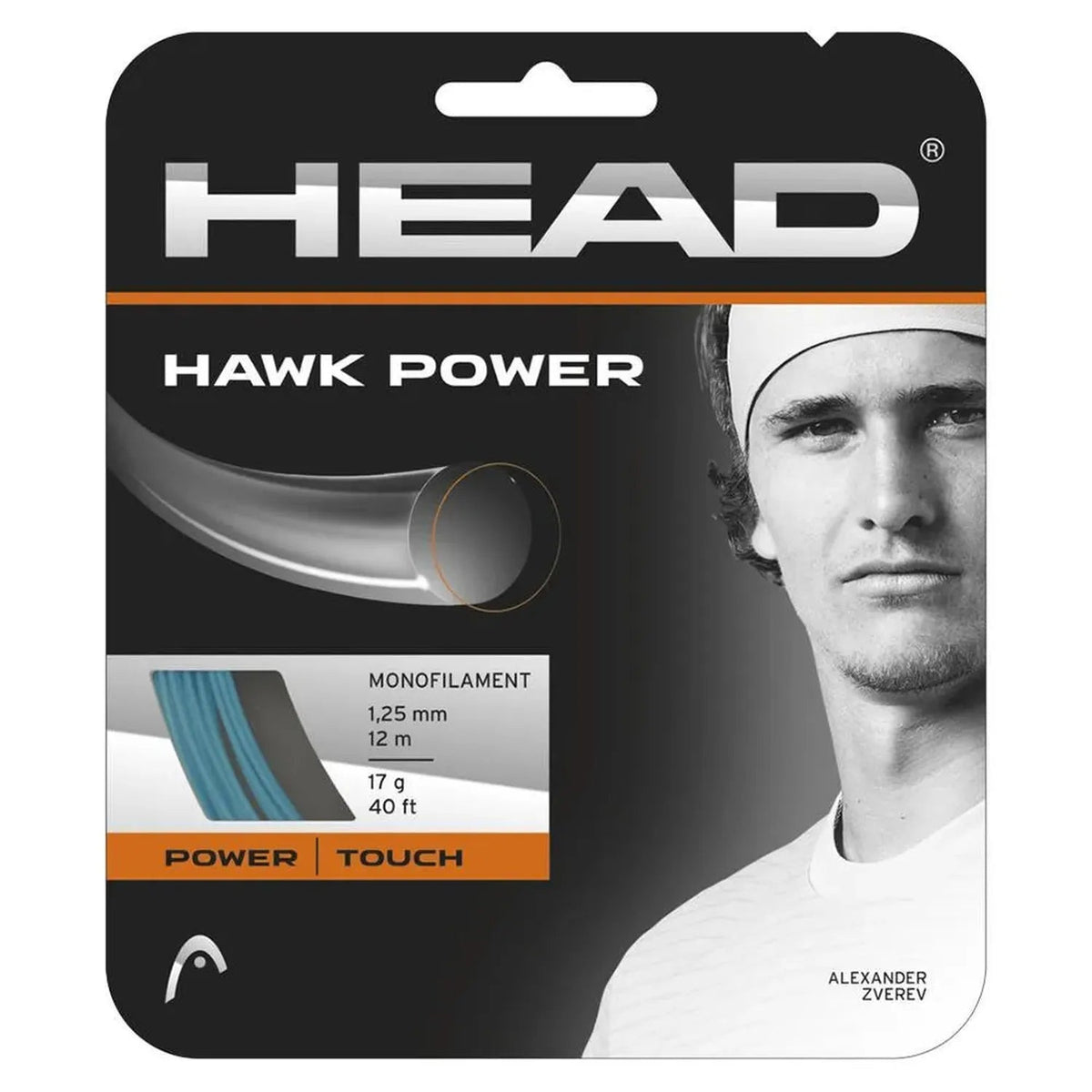 Hawk Power 17G Tennis String - Kings Dr